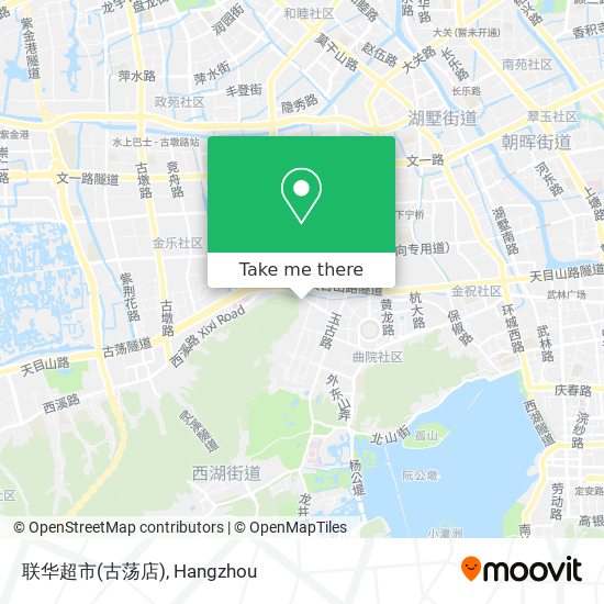 联华超市(古荡店) map