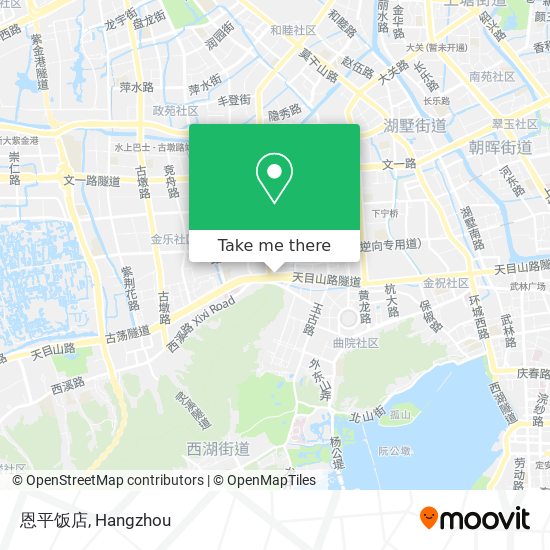 恩平饭店 map