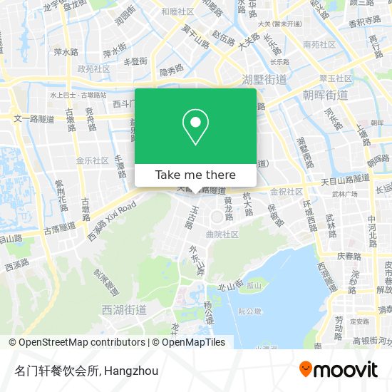 名门轩餐饮会所 map