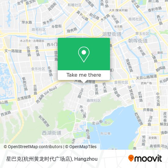 星巴克(杭州黄龙时代广场店) map