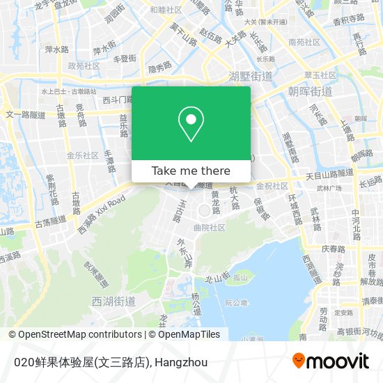 020鲜果体验屋(文三路店) map