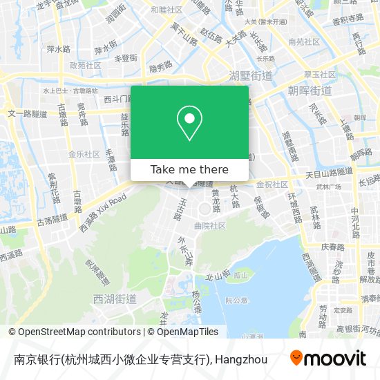 南京银行(杭州城西小微企业专营支行) map