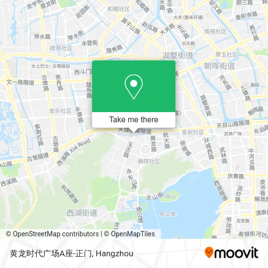 黄龙时代广场A座-正门 map