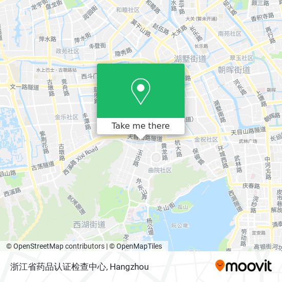 浙江省药品认证检查中心 map