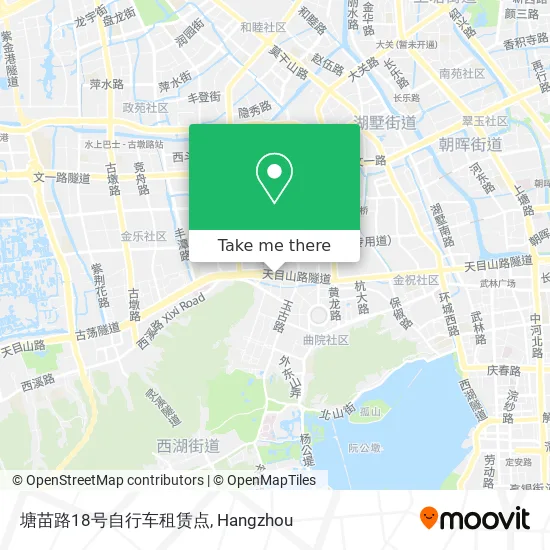 塘苗路18号自行车租赁点 map