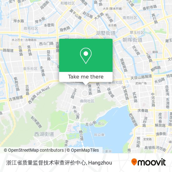 浙江省质量监督技术审查评价中心 map