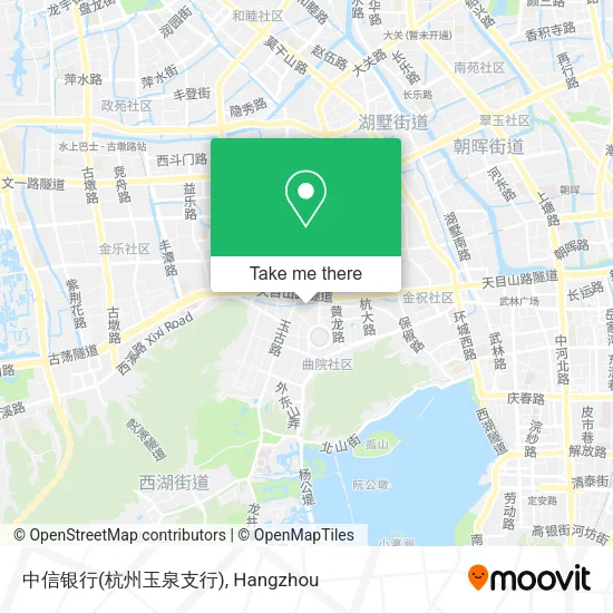 中信银行(杭州玉泉支行) map