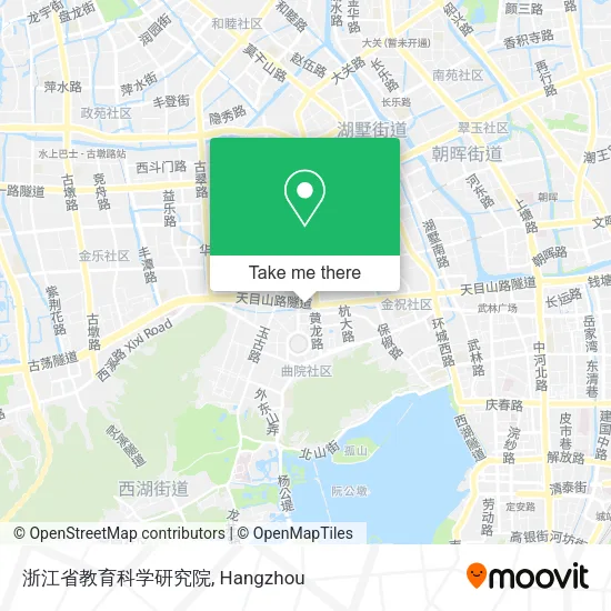 浙江省教育科学研究院 map
