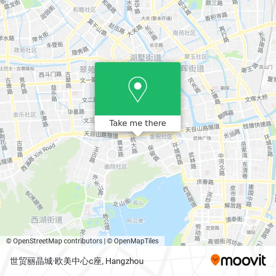 世贸丽晶城·欧美中心c座 map