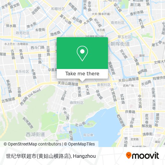 世纪华联超市(黄姑山横路店) map