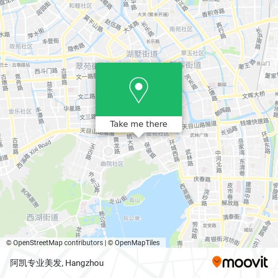 阿凯专业美发 map