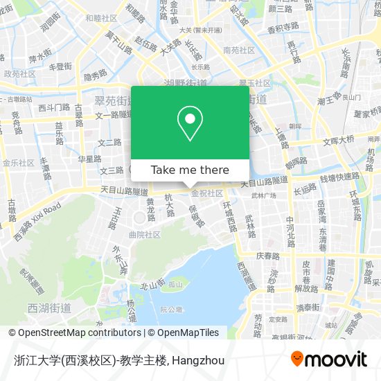 浙江大学(西溪校区)-教学主楼 map
