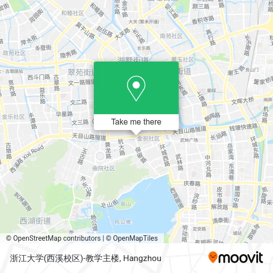 浙江大学(西溪校区)-教学主楼 map