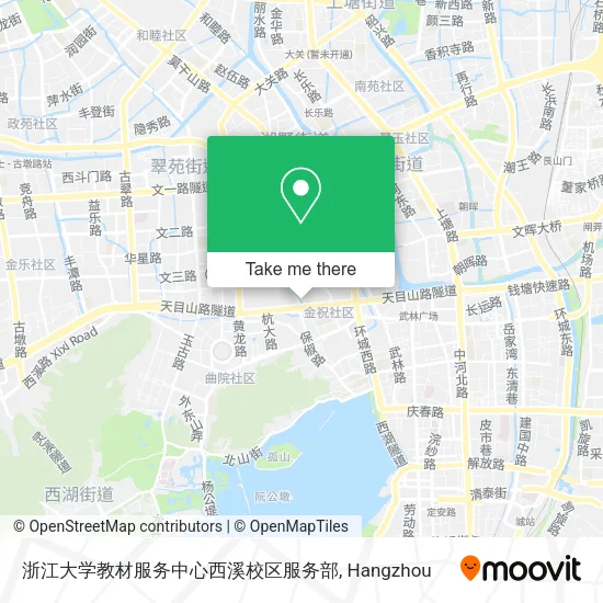 浙江大学教材服务中心西溪校区服务部 map
