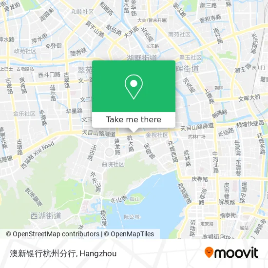 澳新银行杭州分行 map