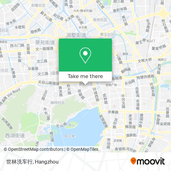 世林洗车行 map
