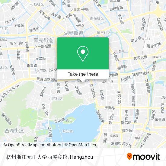 杭州浙江元正大学西溪宾馆 map