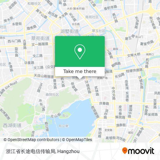 浙江省长途电信传输局 map
