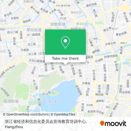 浙江省经济和信息化委员会宣传教育培训中心 map