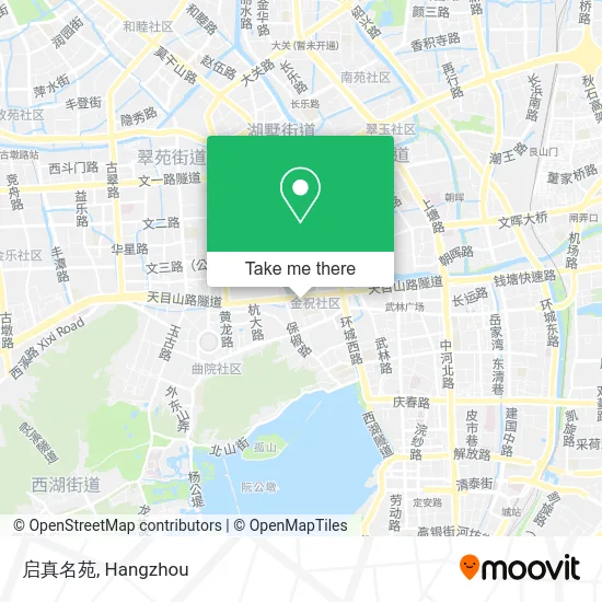 启真名苑 map