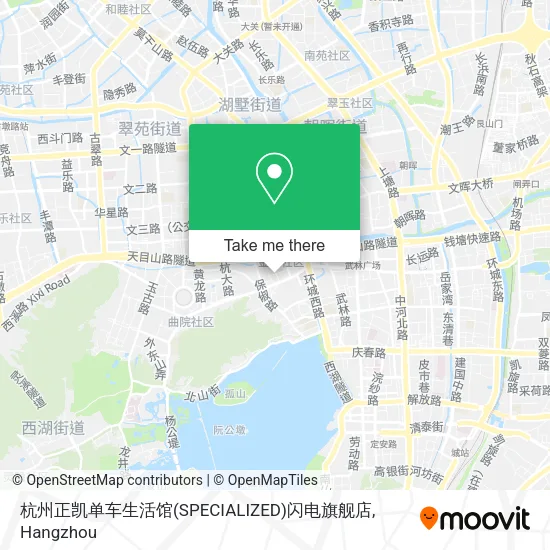 杭州正凯单车生活馆(SPECIALIZED)闪电旗舰店 map