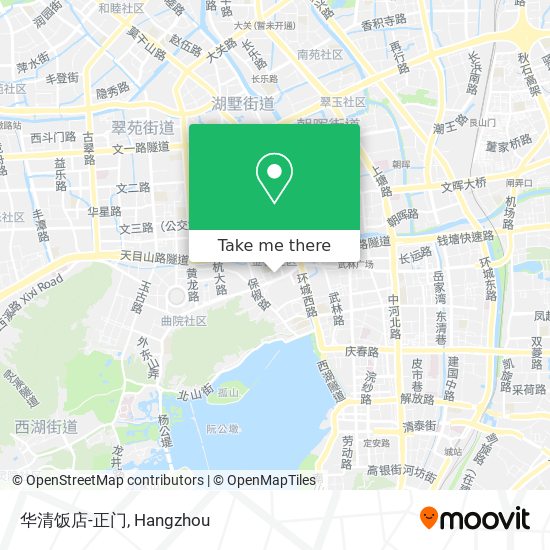 华清饭店-正门 map