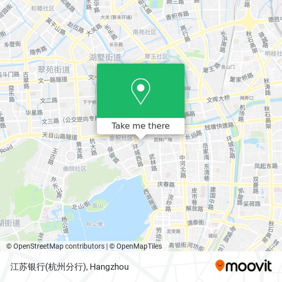 江苏银行(杭州分行) map