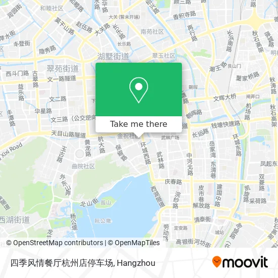 四季风情餐厅杭州店停车场 map