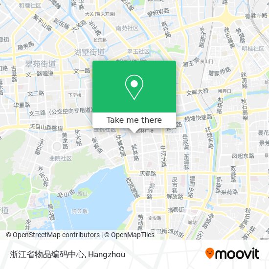 浙江省物品编码中心 map