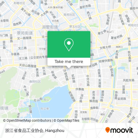 浙江省食品工业协会 map