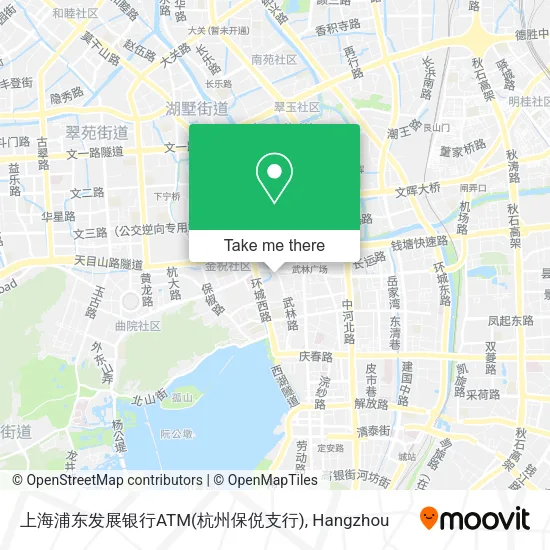 上海浦东发展银行ATM(杭州保侻支行) map