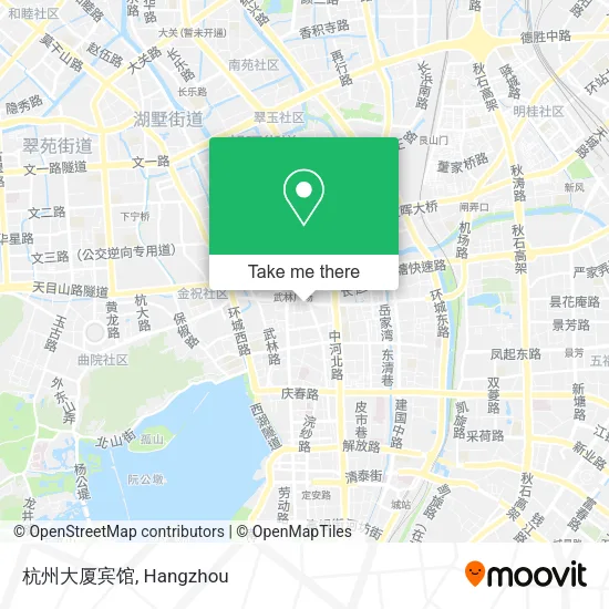 杭州大厦宾馆 map