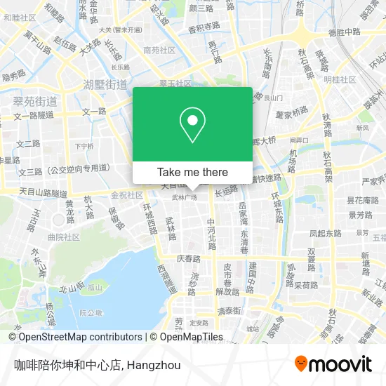 咖啡陪你坤和中心店 map