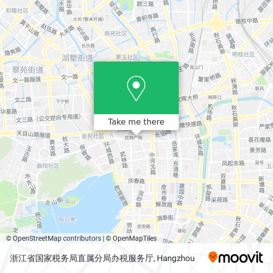 浙江省国家税务局直属分局办税服务厅 map