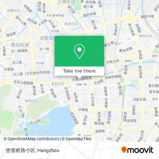 密渡桥路小区 map