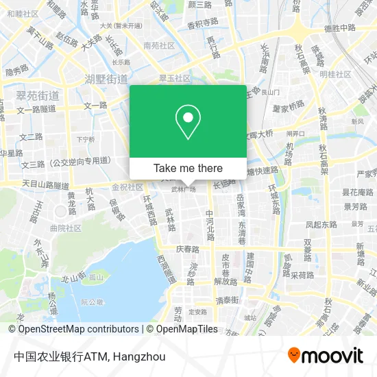 中国农业银行ATM map