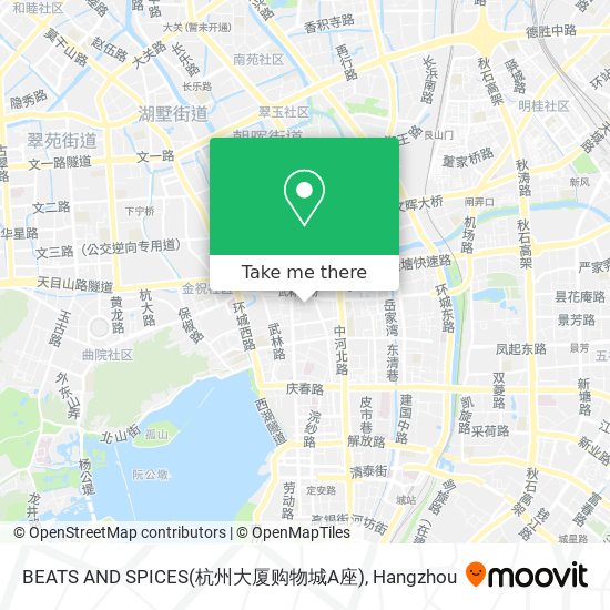 BEATS AND SPICES(杭州大厦购物城A座) map