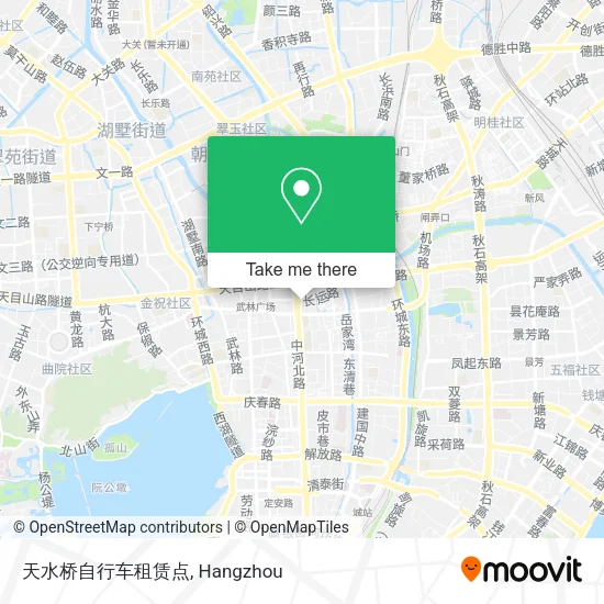 天水桥自行车租赁点 map