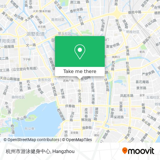 杭州市游泳健身中心 map