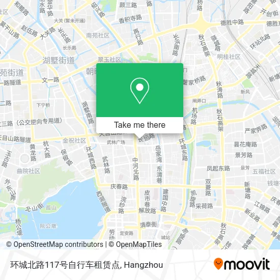 环城北路117号自行车租赁点 map