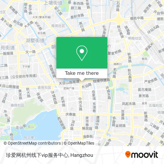 珍爱网杭州线下vip服务中心 map