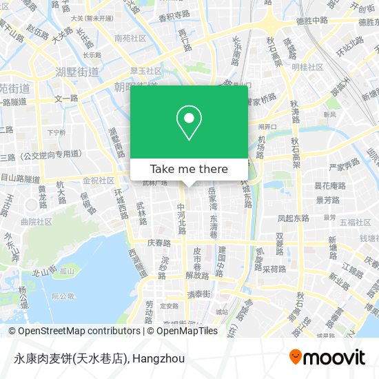 永康肉麦饼(天水巷店) map