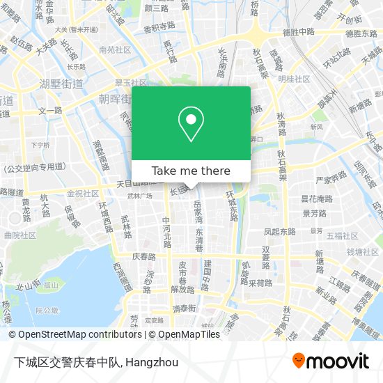 下城区交警庆春中队 map