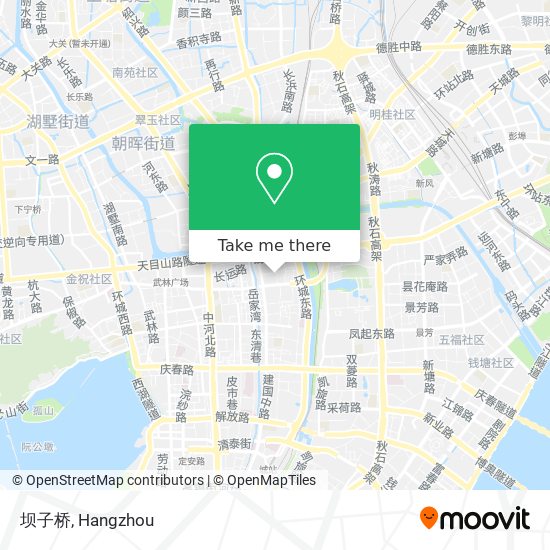 坝子桥 map