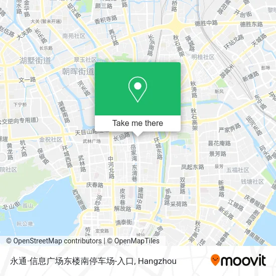 永通·信息广场东楼南停车场-入口 map