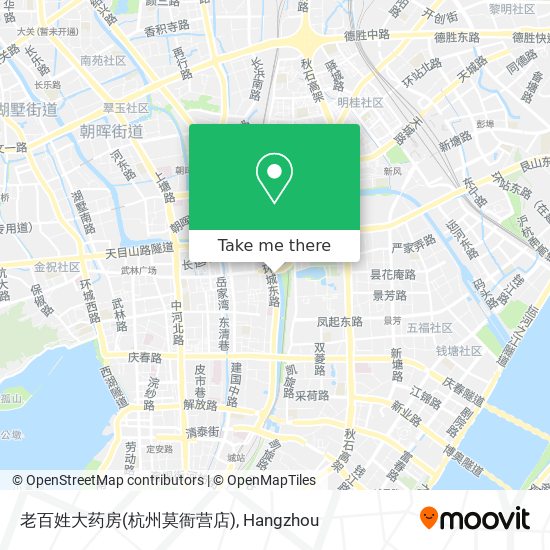 老百姓大药房(杭州莫衙营店) map