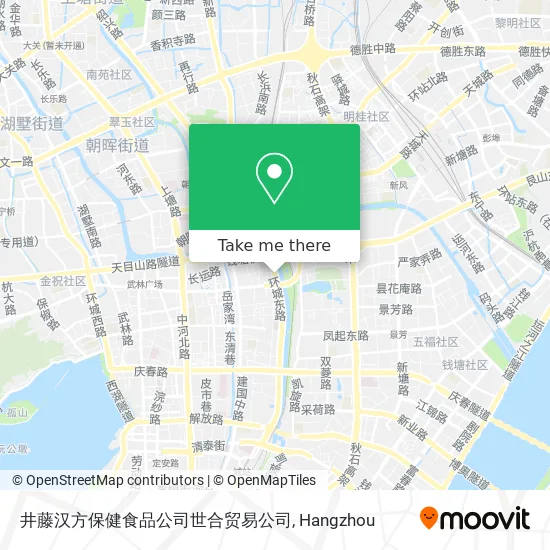 井藤汉方保健食品公司世合贸易公司 map