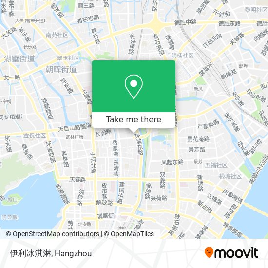 伊利冰淇淋 map