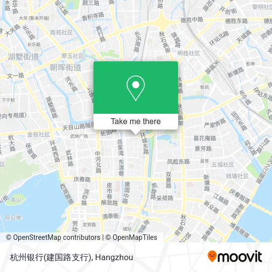 杭州银行(建国路支行) map