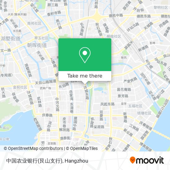 中国农业银行(艮山支行) map